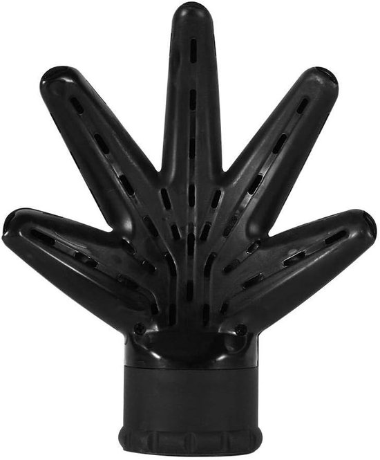 Haarföhn Diffuser voor Krullend Haar, Universele Styling Accessoire voor Volume en Droogresultaat, Geschikt voor Diverse Haartypes, Zwart van Merkloos