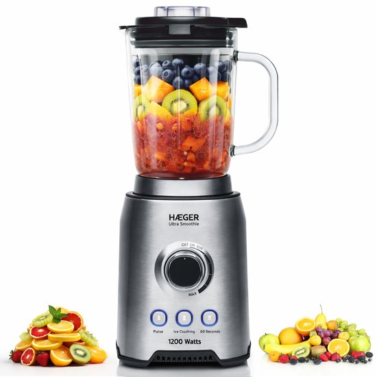 Haeger Ultra Smoothie Blender - LQ-120.006A - 1.75L van Merkloos