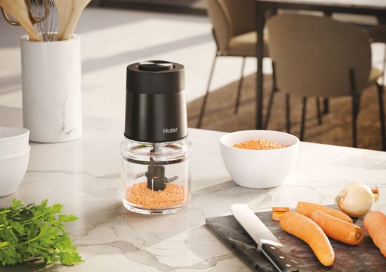 Haier HCH5B1 011 elektrische hakmolen 0,5 l 550 W Zwart van Haier