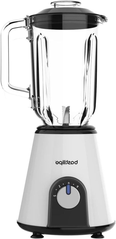 Hand blender BVA-800 B - hand blender 800 W with 6 stainless steel blades and 1.5 l glass jug - 2 speeds with pulse function