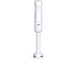 Hand Blender - Staafmixer Keukenmixer - Snel Mixen - 2 Roestvrijstalen Messen - 37 cm - Wit