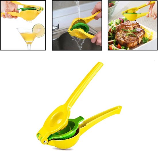 Hand Citruspers - Limoenpers - Citroen Knijper - Fruit Pers - Sinaasappel Juicer - Lemon Squeezer