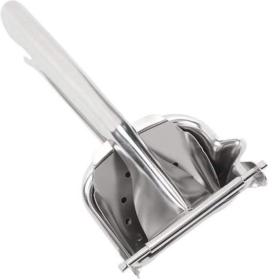 Hand Citruspers - Sapcentrifuge - Verse Sapjes Maken - Ergonomisch Ontwerp - 24x13x8 cm - Zilver