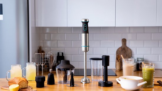 HAND-HELD BLENDER POWER TITANBLACK 1200 XL PERFECTCREAM & CRUSH CECOTEC 1200 W van Cecotec