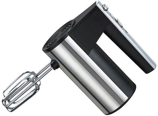 Hand Mixer - 200W 7-Snelheden – RVS Behuizing – Multifunctioneel voor Kloppen, Mixen en Kneden – Thuis en Horeca van Nexser