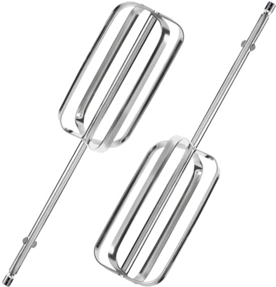 Hand Mixer Bijlagen - 2 Stuks RVS Kloppers voor Elektrische Mixers van Merkloos