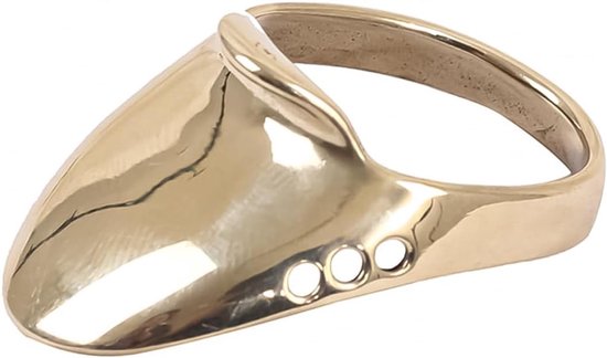 Handbescherming voor boogschieten, vingerbescherming, handbescherming voor boogschieten, legeringsring voor boogschieten, koperen ring