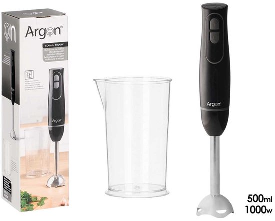 Handblender Argon JE-908AB Zwart Grijs 1000 W