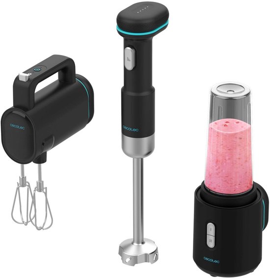 Handblender Cecotec BlendGo Pack 1800 W Zwart van Cecotec