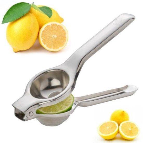 Handcitruspers - Citroenpers - Citruspers - Citrusknijper - Citroenknijper - Limoenpers - Limoenknijper - Juicer - Fruitpers– Sinaasappelpers - Citroen Pers - RVS van Merkloos