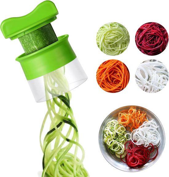 Handheld Spiralizer - Vegetable Cutter - Spiral Cutter - Veggie Spiral Cutter - Pasta Spaghetti Maker voor Carrot, Fruit, Cucumber, Potato, Pumpkin, Zucchini, Noodle