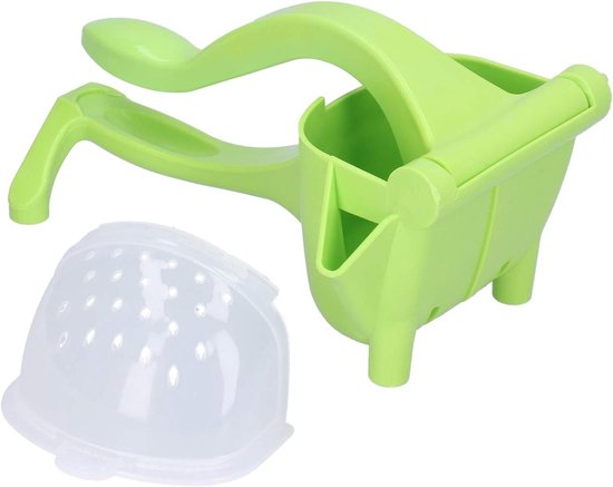Handige Fruitpers - Citrus Squeezer - Verse Drankjes Maken - V-vormige Uitloop - 23 x 16 x 13 cm - Groen