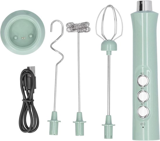 Handige Mixer - Drank Roermachine - Koffie Maken - Drie Snelheden - Compact Formaat - Rood