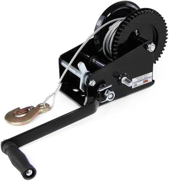 Handlier 1500 kg kabellier handlier 10 meter lang draadkabel voor werkplaats, garage, aanhanger, boot