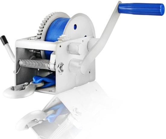 Handlier 2500 lbs 1133 kg met riem lengte 10 meter breedte 5 cm, gemaakt van koolstofstaal, remratel, eenvoudig werkend, voor boten, aanhangers, industrie