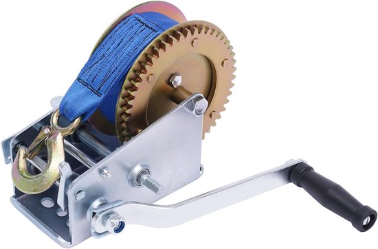 Handlier handlier kabellier professionele riemlier riem 10 m handlier lier lier bootenlier handmatige handkabel bootlier voor werkplaats garage aanhanger Dinghi hout 1588 kg