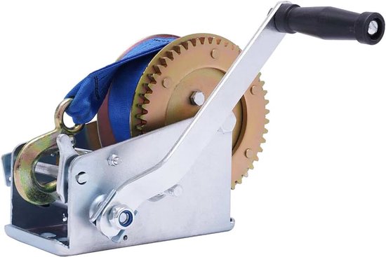 Handlier met trekkoord Handlier Professionele Riem lier met 10 m Riem Bootenlier voor parallellen slepen en verplaatsen van goederen, 1500 lbs