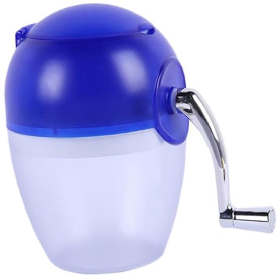 Handmatig - Handzwengel - Smoothiemaker - IJscrusher - Geen elektriciteit nodig - Blauw van Merkloos