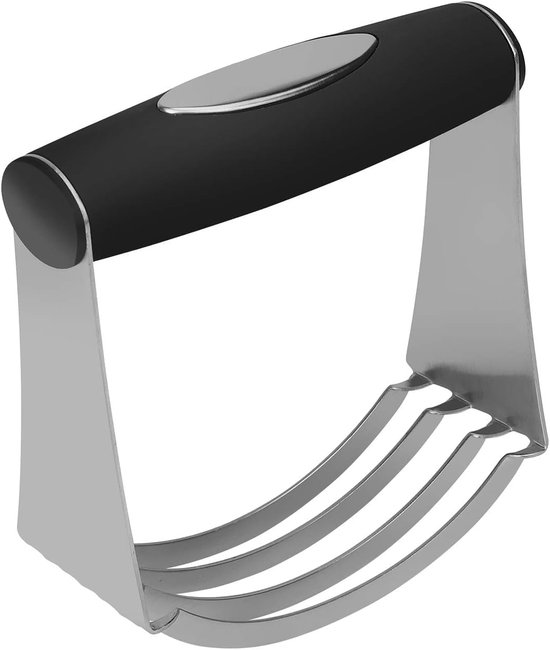 Handmatige bakmixer van roestvrij staal met antislip handgreep