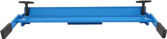 Handmatige buisbuigmachine, max. werkbreedte 630 mm, buighoek 0-120°, buigcapaciteit 1-1,2 mm, blauwe buigmachine, buiginrichting koperen buis