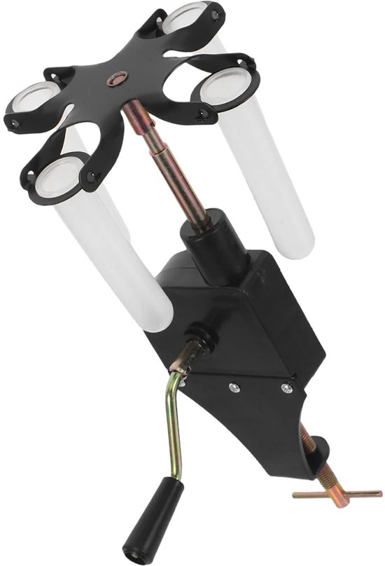 Handmatige Centrifuge - Laboratorium Apparaat - Mengsels Scheiden - Draaihendel Bediening - 30 x 15 x 15 cm - Zwart