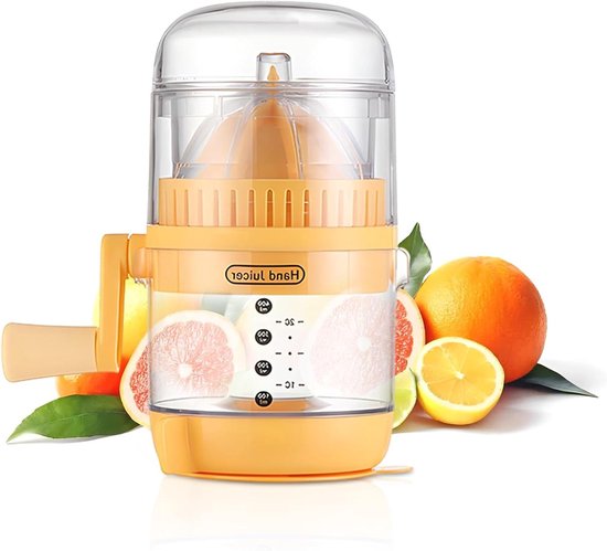 Handmatige Citrus Juicer, 2-in-1 Pers voor Citroenen en Limoenen, Duurzaam Keukenaccessoire voor Thuis en Horeca