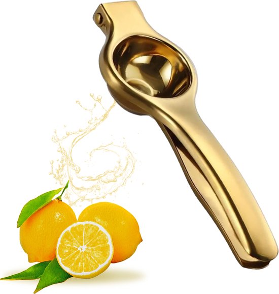 Handmatige citruspers - Citroenpers - Citruspers handmatig - Handpers - Goud - PALMS