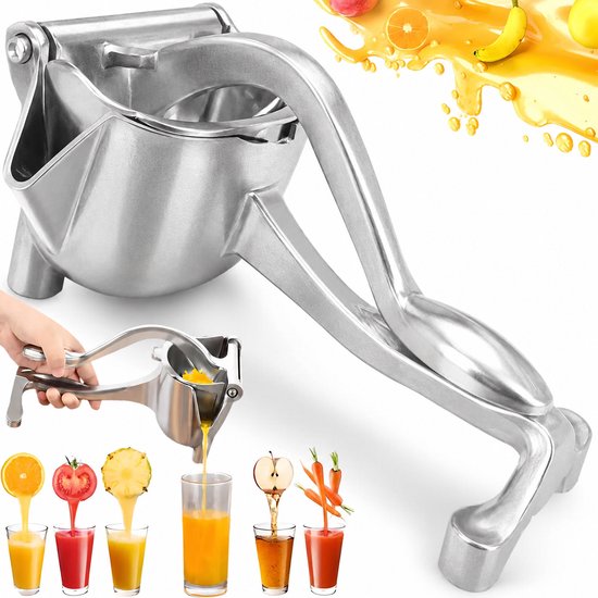 Handmatige Citruspers – Citroenpers, Sinaasappelpers & Limoenpers – Handpers voor Vers Citrussap van retoo