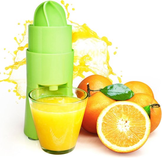 Handmatige citruspers met mechanische assistentie - Vers sap in 30 seconden - Schenktuit en zuignappen - Gemakkelijk schoonmaken