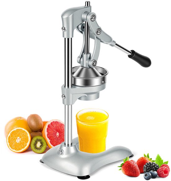 Handmatige citruspers met pershendel en pulpfilter, voor sinaasappel, citroen en limoen van Merkloos