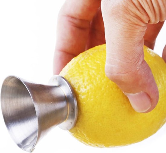 Handmatige Citruspers Roestvrij Staal met Schenktuit - Perfect voor Citroenen, Limoenen en Sinaasappels