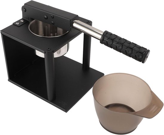 Handmatige Citruspers - Vruchtenpers Sapcentrifuge - Sap Extraheren - Arbeidsbesparende Handgreep - 22D x 19B x 18H cm - Zilver
