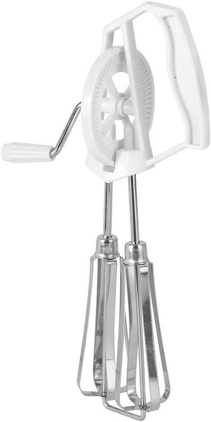 Handmatige eierblender, roestvrijstalen handbediende handmatige eierblender Mixer Klopper Huiskeuken Kookgereedschap voor thuiskeuken