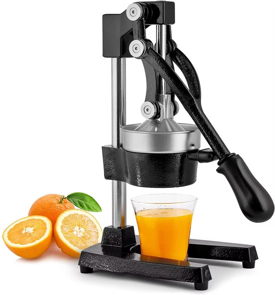 Handmatige Gietijzeren Citruspers – Sinaasappelpers, Citroenpers en Limoenpers voor Vers Citrus- en Granaatappelsap - Sap pers van Merkloos