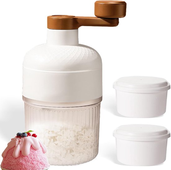 Handmatige Ijsbreker - Efficiënte IJsmachine Zonder Elektriciteit Voor Sneeuwijs - Inclusief 2 Ijsblokjesvormen - Ideaal Voor Kamperen & Thuisgebruik van Merkloos