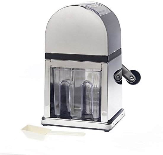 Handmatige ijsbreker voor cocktails en smoothies met ijsbak en schep van Merkloos