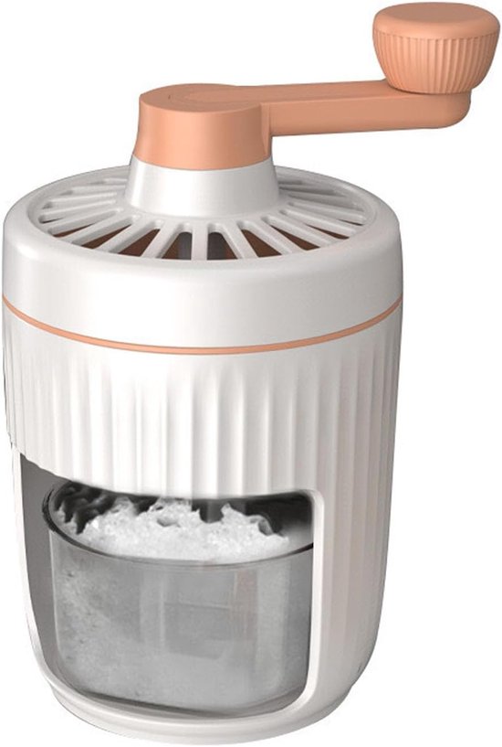 Handmatige IJscrusher - Schaafmachine IJs - Drankjes Maken - Afneembaar Ontwerp - 21 x 13 x 13 cm - Zoals Afgebeeld