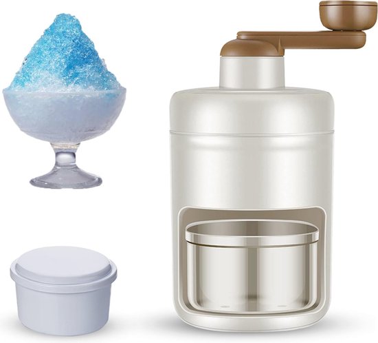 Handmatige ijsversnipperaar voor cocktails en slush, huisgemaakte ijsblokken crusher van Merkloos