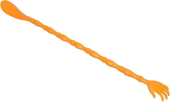 Handmatige Lange Back Scratcher met Schoenlepel Draagbare Rugkrabber voor Directe Jeukverlichting Veilig Oppervlak Geschikt voor Ouderen Zwangere Vrouwen Geschenk