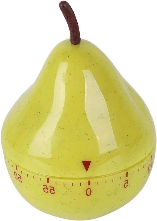 Handmatige Mechanische Keuken Timer in Peer Vorm - Ideaal voor Koken, Alarm en Slaapherinnering van Merkloos