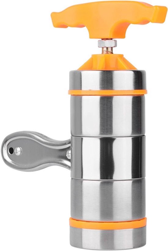 Handmatige Noedel Pers Machine van Roestvrij Staal voor Thuis en Restaurant - 7 Mallen van InLoveArts