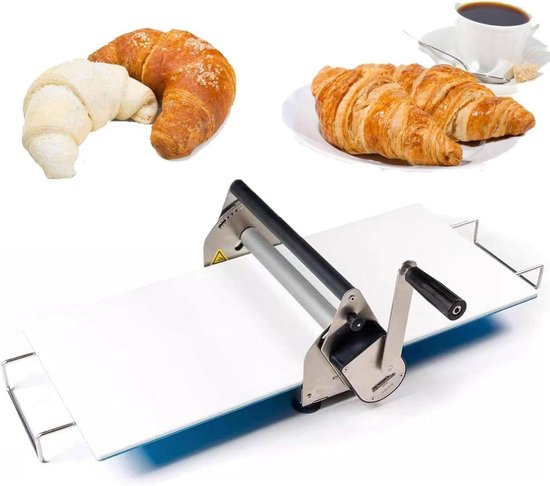 Handmatige pastamachine - Deeg uitrolmachine - Deeg maken - Opvouwbaar ontwerp - 11 diktes - Zilver