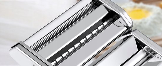 handmatige Pastamachine & Deegroller - 9 Diktes, 2 Breedtes