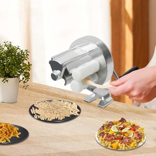 Handmatige pastamachine, deeguitroller, handpastamper, keukenverzorging voor Conchiglie gebruikt, geschikte tafeldikte van 5 cm