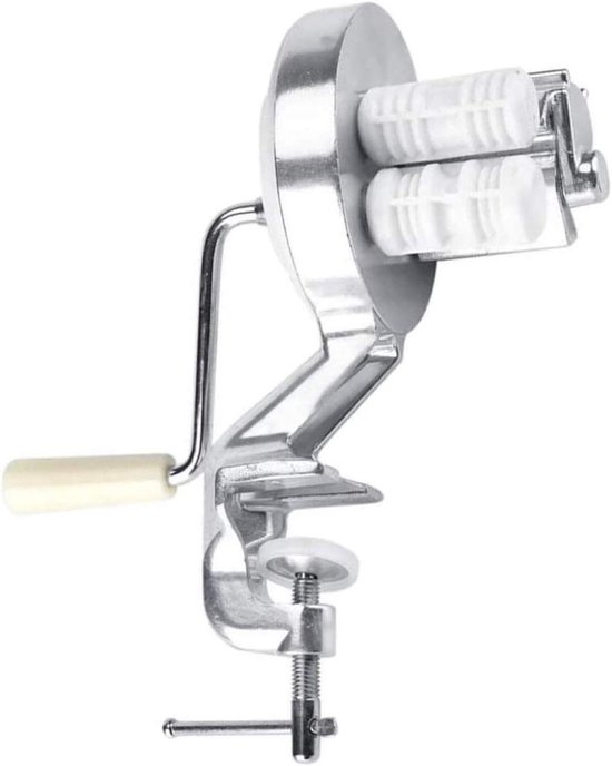 Handmatige Pastamachine - Italiaanse Maker - Verse Pasta Maken - Aluminium Legering - 25 cm Lengte - Zilverkleurig