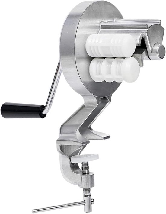 Handmatige Pastamachine - Pastamaker Cavatelli - Verse Pasta Maken - Aluminiumlegering - 27x11cm - Zilver van Merkloos