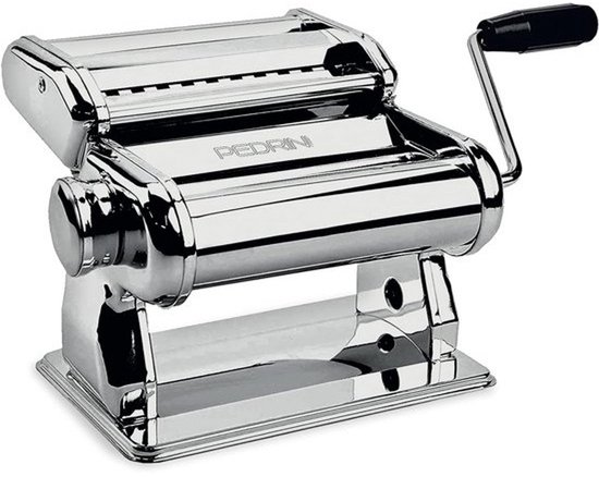 Handmatige pastamachine van staal voor tagliatelle, lasagne en tagliolini - Inclusief 3 matrijzen