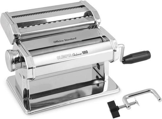 Handmatige Pastamaker Deluxe van RVS, 180 mm