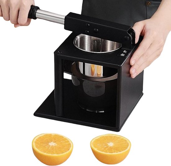 Handmatige Perspers Sinaasappel Granaatappel Citrus - 304 Roestvrij Staal - Handgeperste Citroenpers met Twee Filters