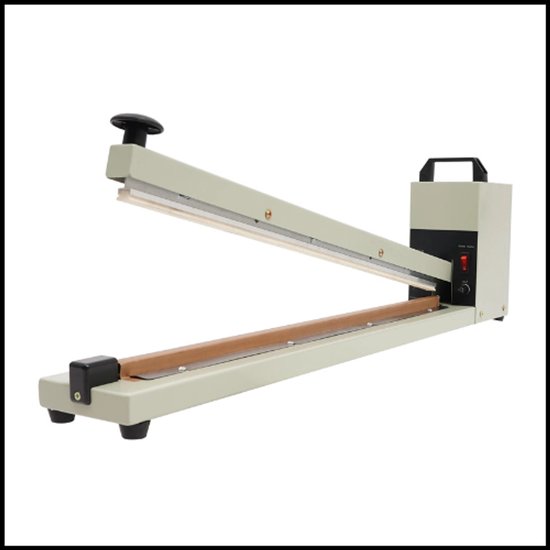 Handmatige Puls Sealmachine – 750W – Instelbare Temperatuur – 23,6 Inch – Duurzaam en Efficiënt van Merkloos